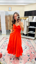 Bow Midi Dress