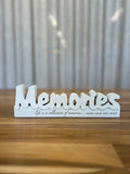 Memories Decor Block - Giftware - Honey Fawn