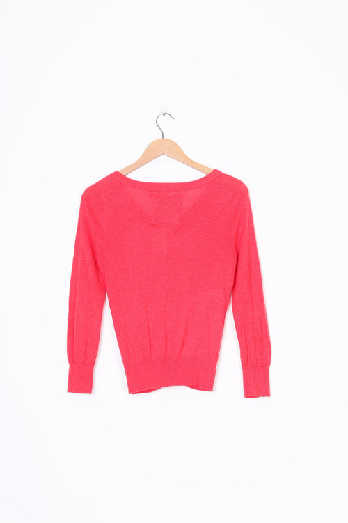 Abercrombie & Fitch Womens Pink Cardigan Size M