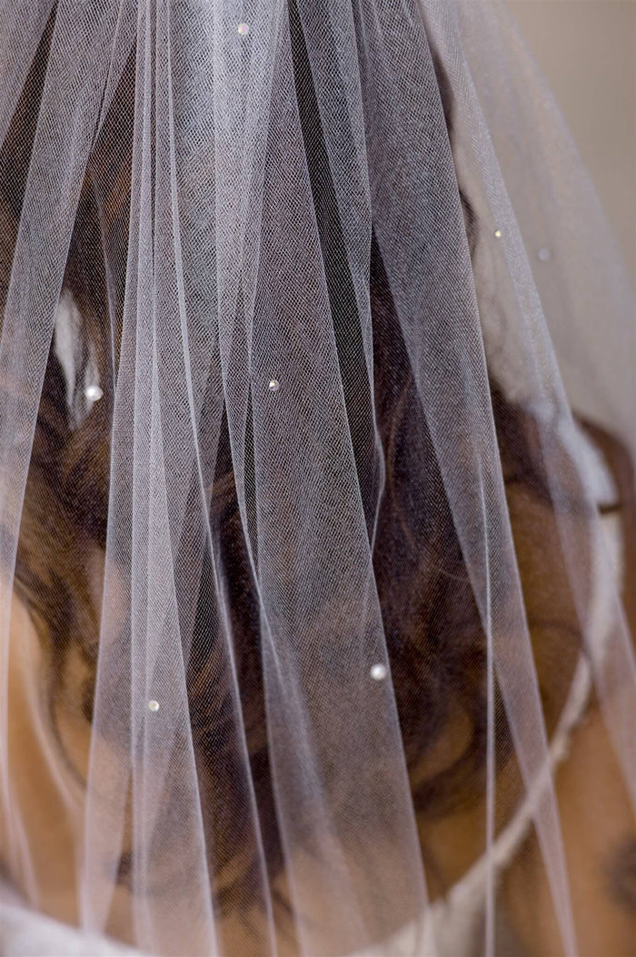 Alexis 98inch Pearl and Crystal Veil - Accessory - Dreamtime