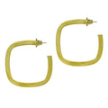 Alid Square Hoop Earrings
