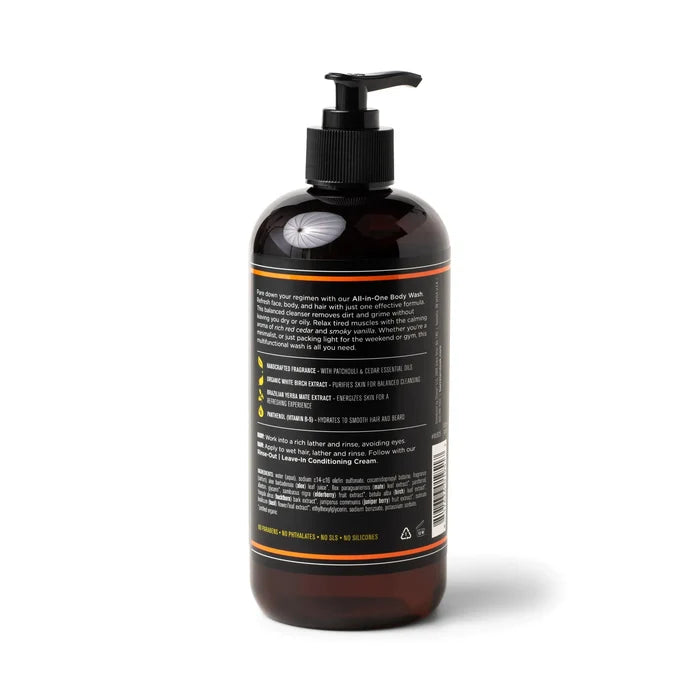 All-In-One Wash | Bourbon Cedar - 16oz.