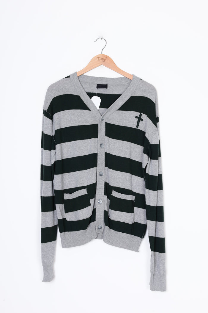 All Saints Womens Grey Cardigan Size M