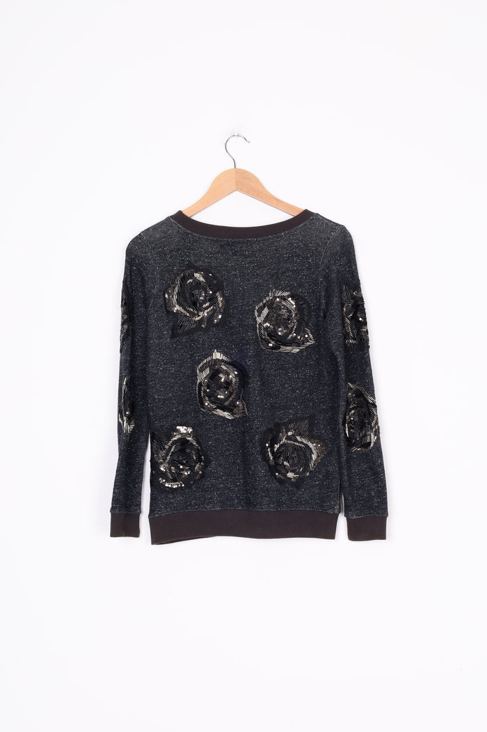 AllSaints Womens Grey Sweatshirt Size 6