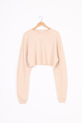 ALO Womens Beige Sweatshirt Size L