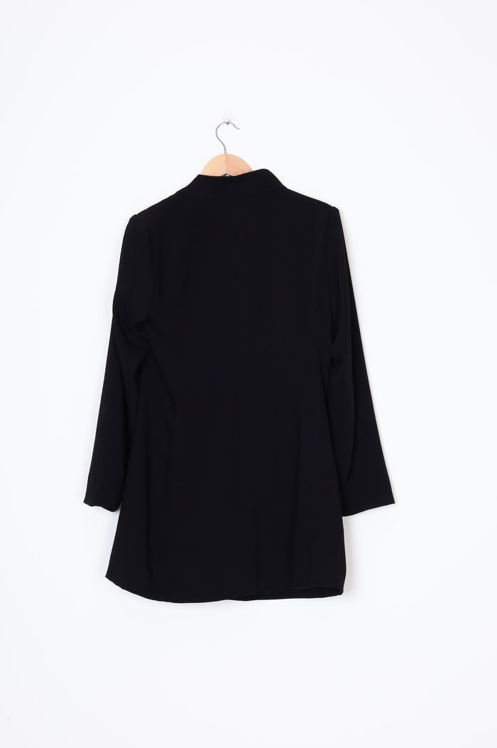 Amaya Womens Black Blazer Size 10