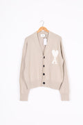 Ami Womens Beige Cardigan Size L