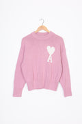 Ami Womens Pink Jumper Size M