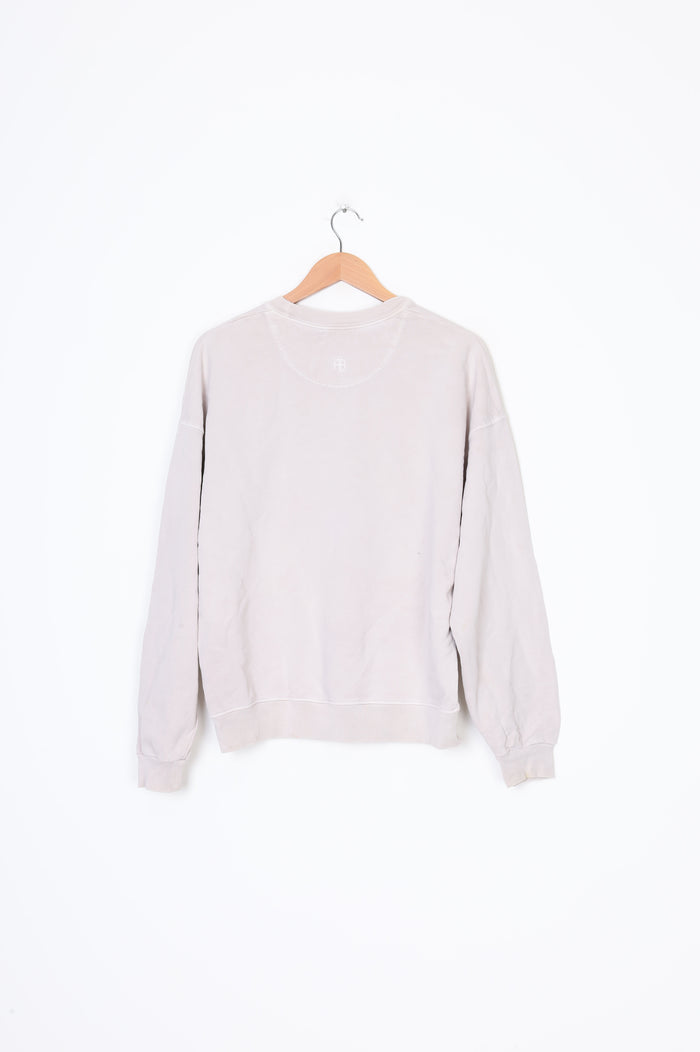 Anine Bing Womens Beige Sweatshirt Size M