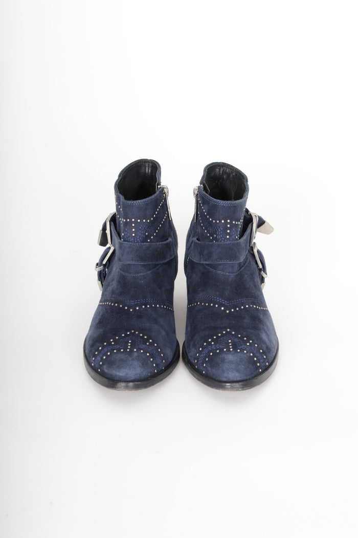 Anine Bing Womens Blue Boots  Size EU 39