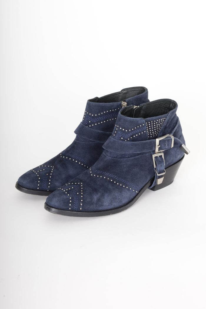 Anine Bing Womens Blue Boots  Size EU 39