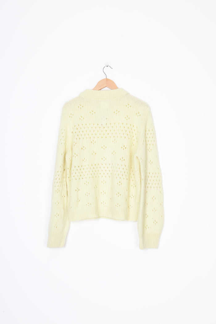 Anine Bing Womens Yellow Jumper Size L