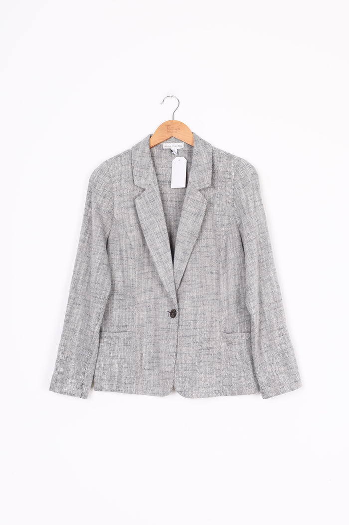 Anne Mardell (NZ Made) Womens Grey Blazer Size 10