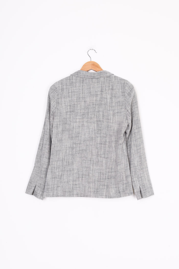 Anne Mardell (NZ Made) Womens Grey Blazer Size 10