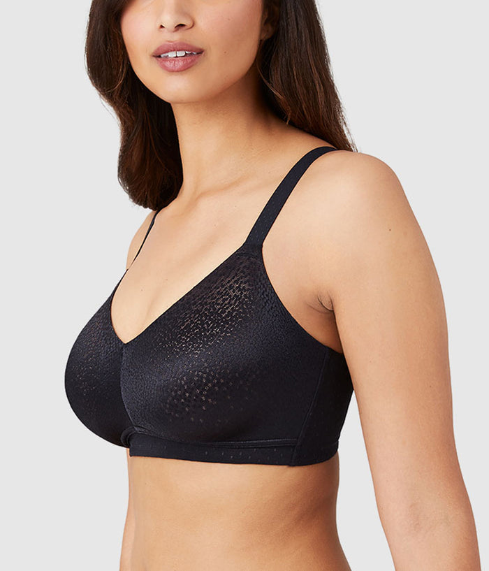 Back Appeal® Wire Free Bra: Black
