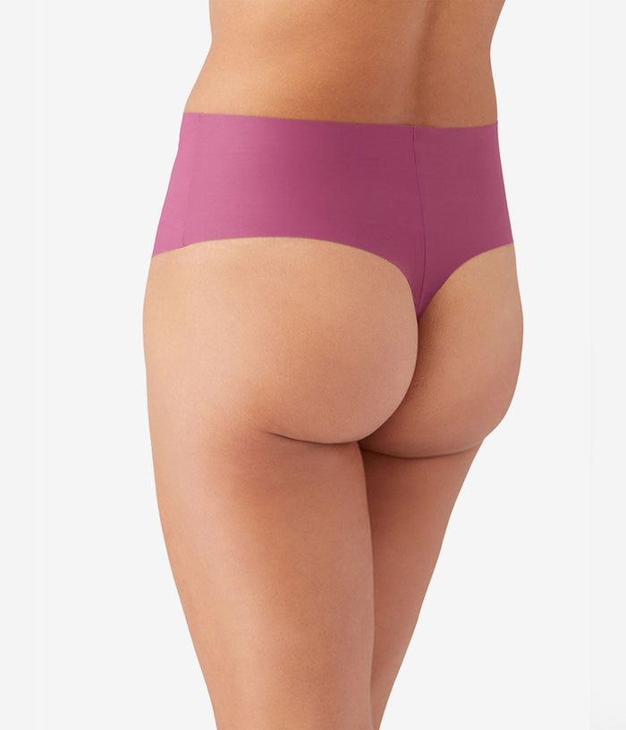 b.bare Hi-Waist Thong: Raspberry Coulis