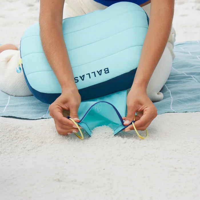 Beach Pillow Seafoam Green