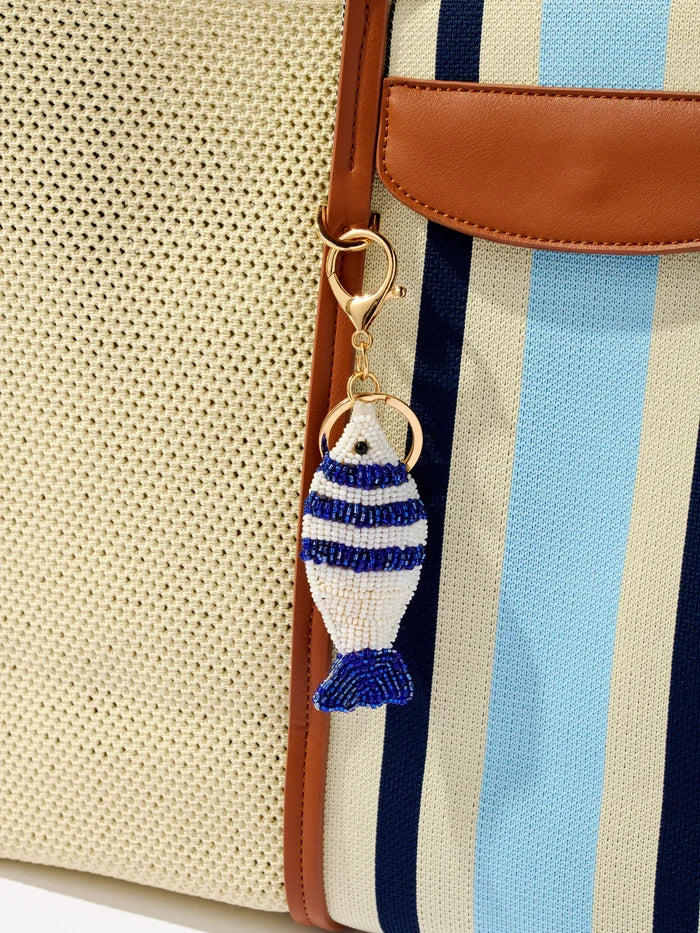 Beaded Fish Keychain