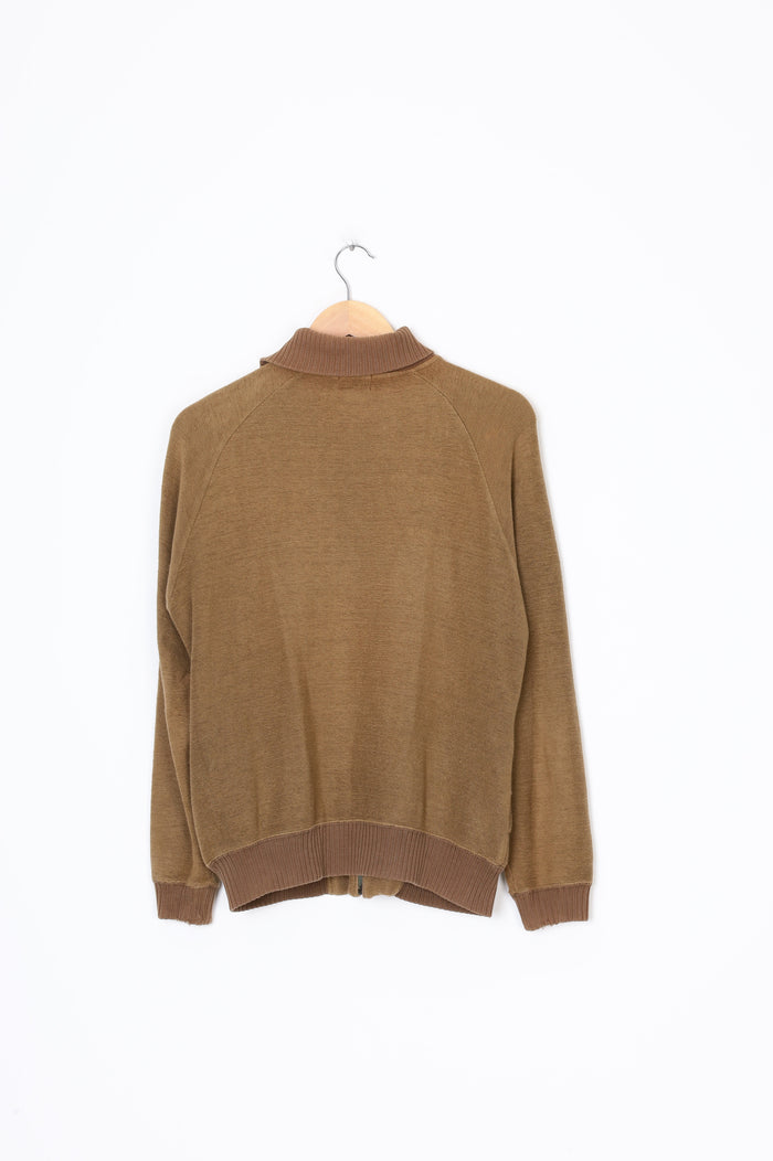Beams Mens Green Cardigan Size M