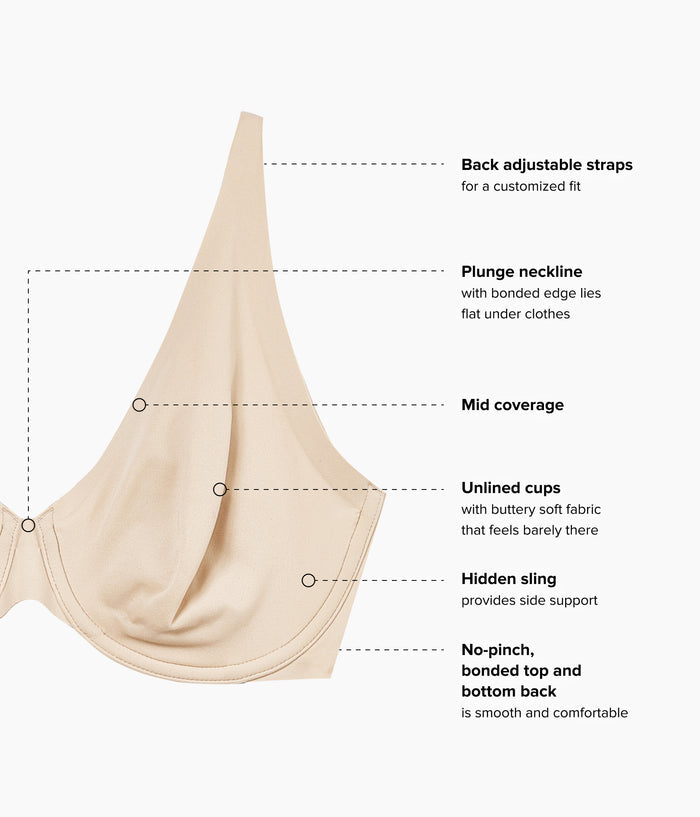 Better Than Braless™ Underwire Bra: Sand