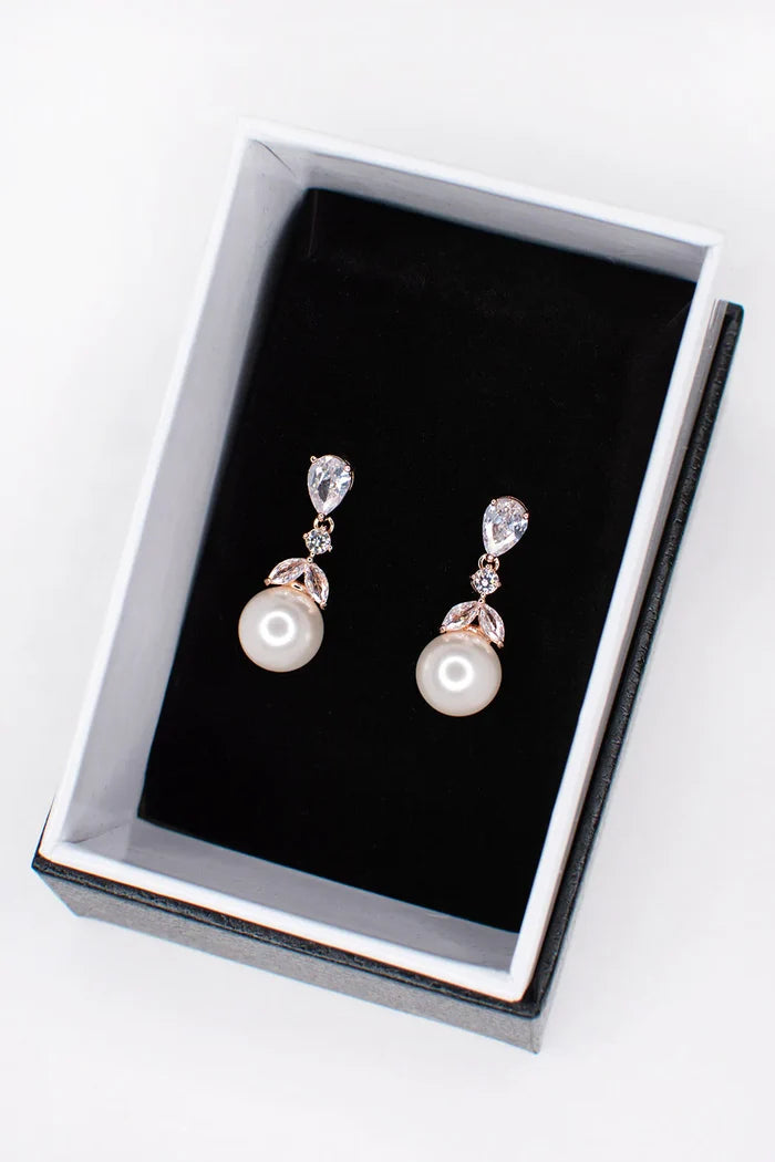 Betty Earring Rose Gold - Jewellery - Windsor Bridal Jewellery
