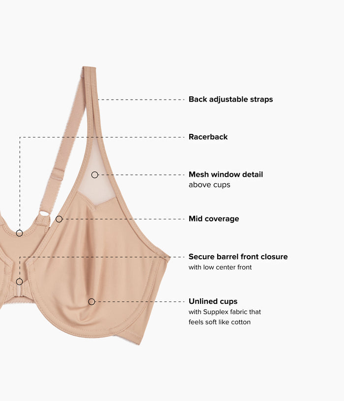 Body by Wacoal Racerback Underwire Bra: Toast