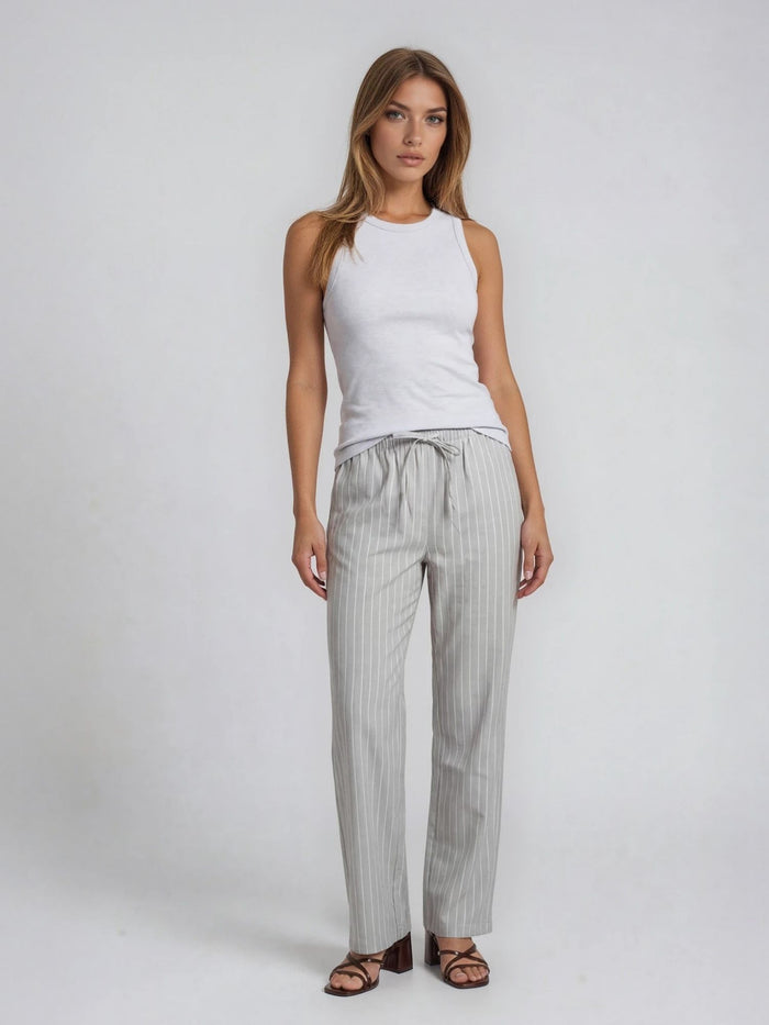 Bogilvy-soleilleichte Damensommerhose-front-grey