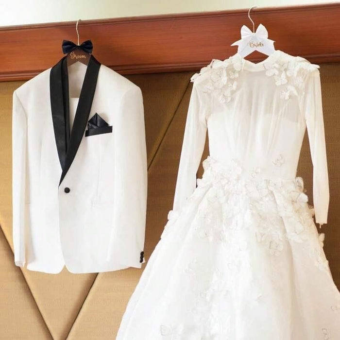 Bride & Groom Hanger Set