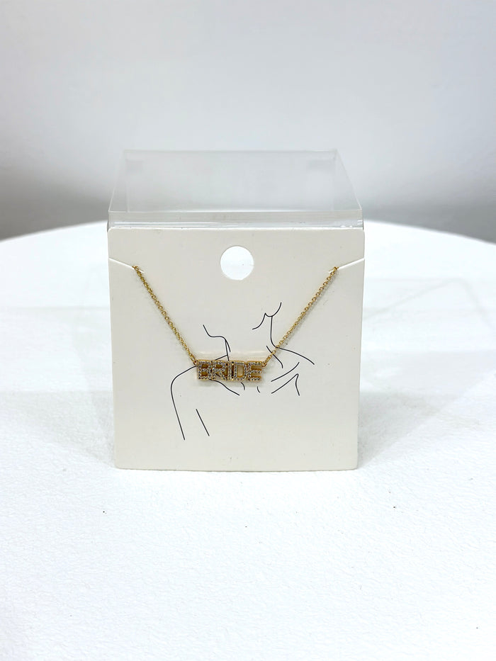 Bride Necklace - Gold - Giftware - Honey Fawn