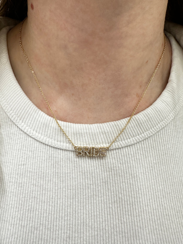 Bride Necklace - Gold - Giftware - Honey Fawn