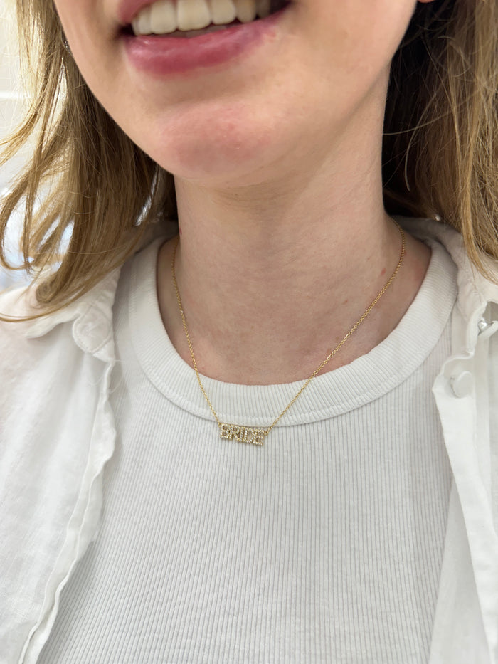 Bride Necklace - Gold - Giftware - Honey Fawn