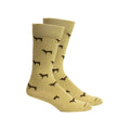 Brown Dog Socks | Beau - Khaki