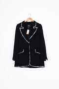 BW 36.174 Womens Black Blazer Size 8