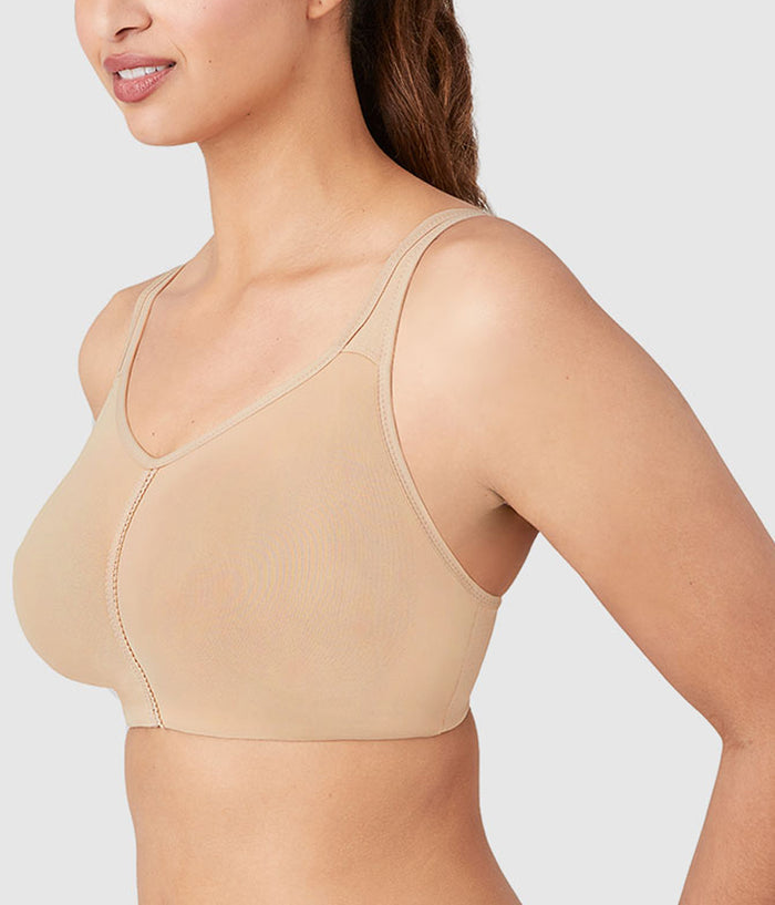 Casual Beauty Wire Free Bra: Toast