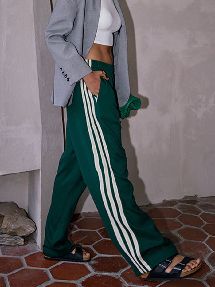 Casual Striped Patchwork Pants
