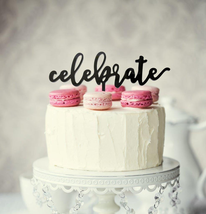 CELEBRATE Cake Topper - Giftware - Honey Fawn Boutique