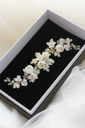 Charmaine Floral Vine Clip Gold - Jewellery - Windsor Bridal Jewellery