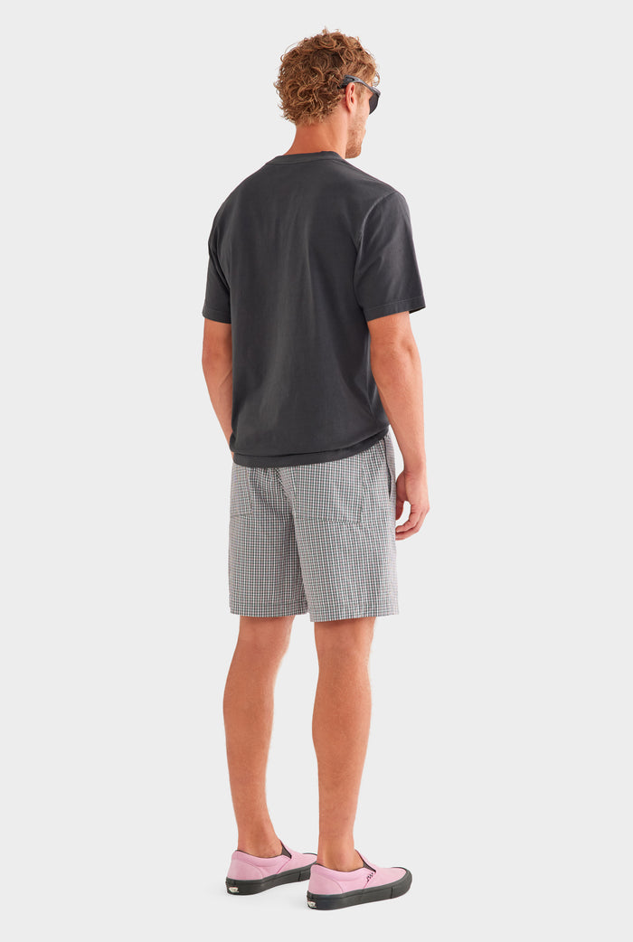Check Cotton Nylon Short - Multi Check