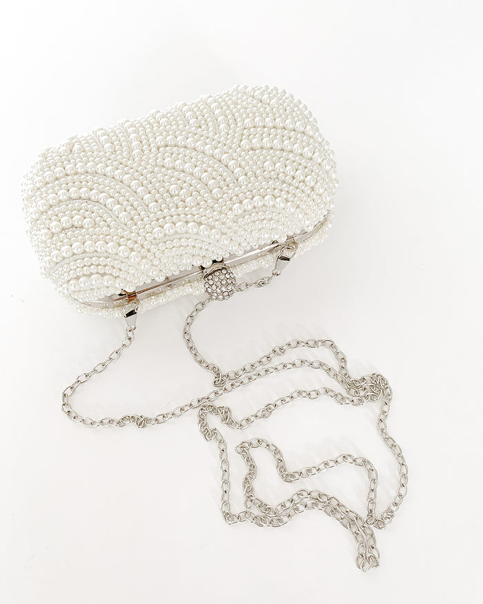 Chiara Pearl Bridal Clutch - Accessory - Wild Laurel