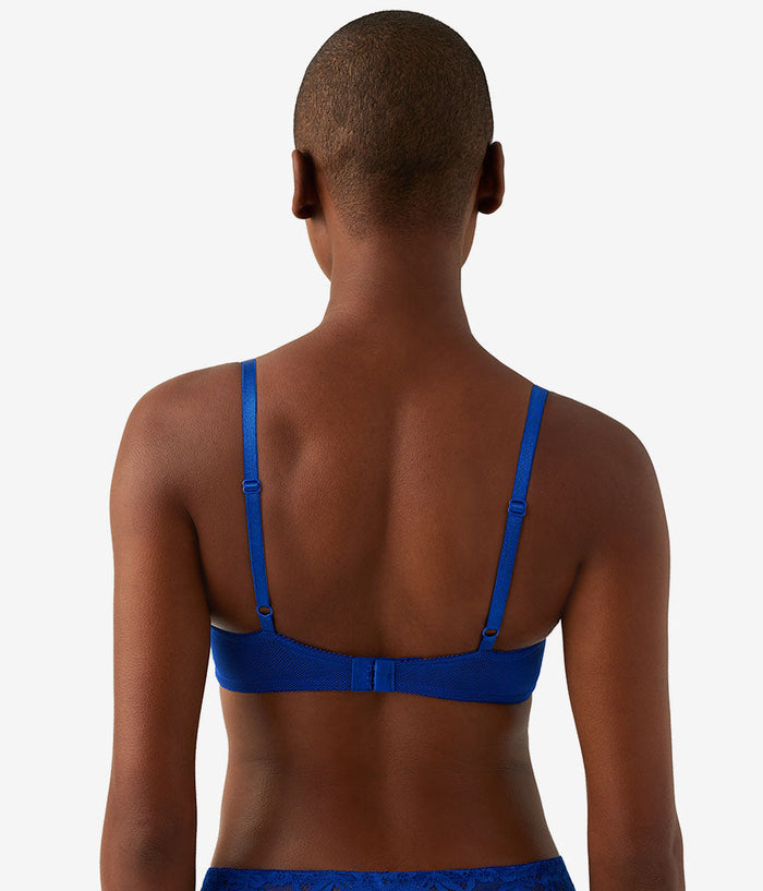 Ciao Bella Plunge Contour Bra: Surf Blue