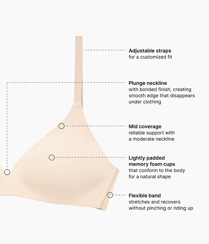 Comfort First Wire Free T-Shirt Bra: Sand