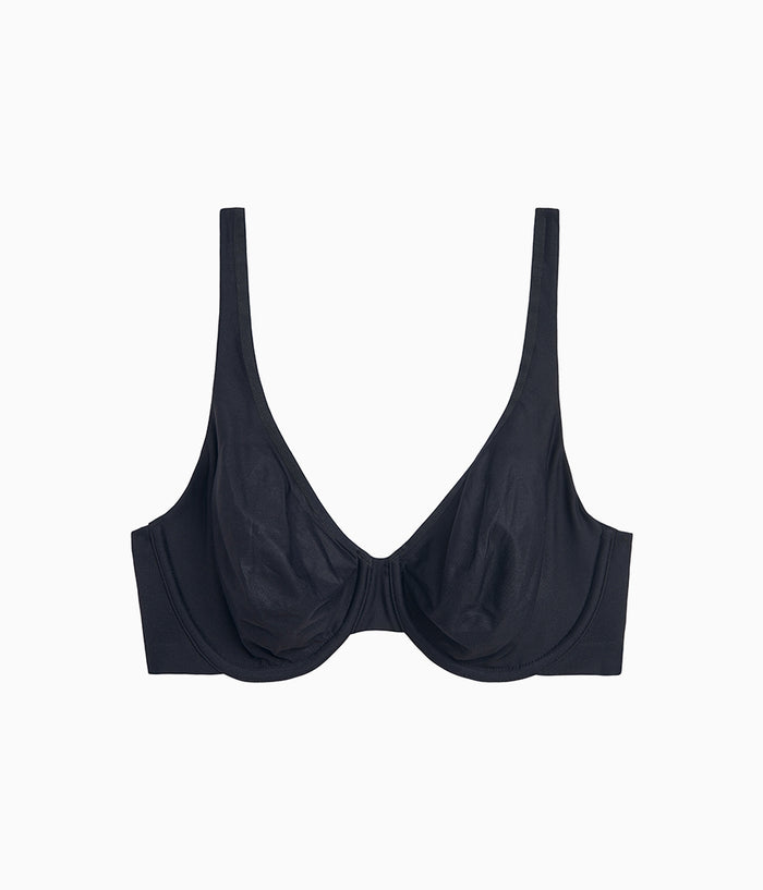 Comfortable Cool Underwire Bra: Black