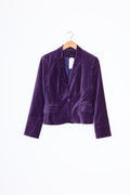 Comma Womens Purple Blazer Size 36