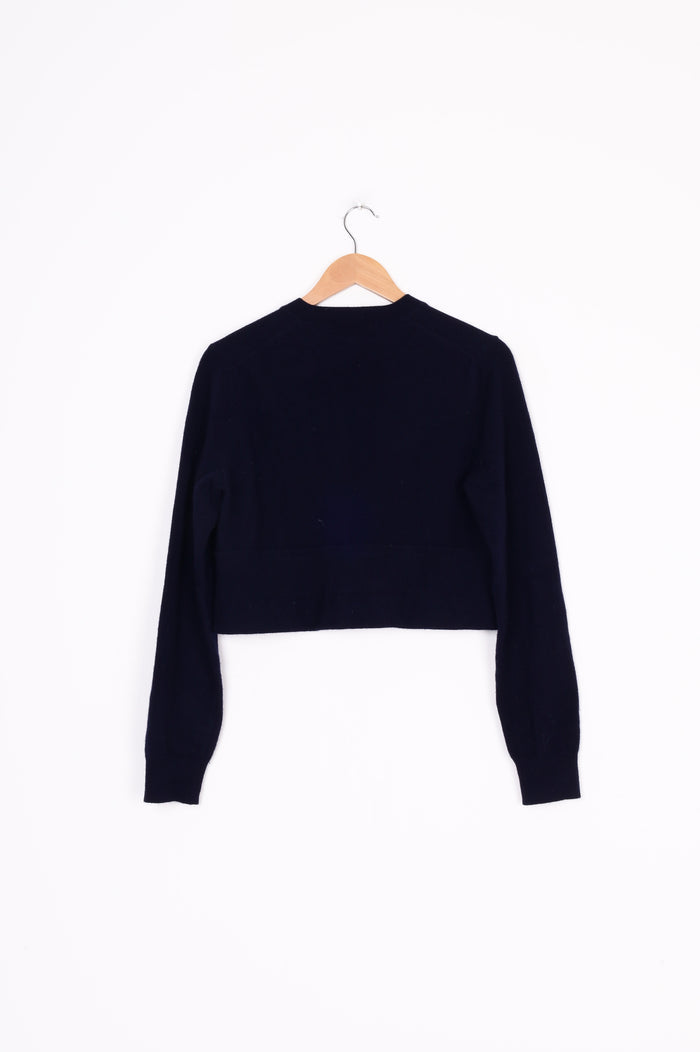 Comme Des Garcons Womens Blue Jumper Size L