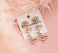 Confetti Rose Gold Bride Earring - Giftware - Honey Fawn