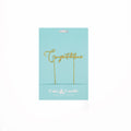 Congratulations Metal Cake Topper Gold - Giftware - Cake and Candle
