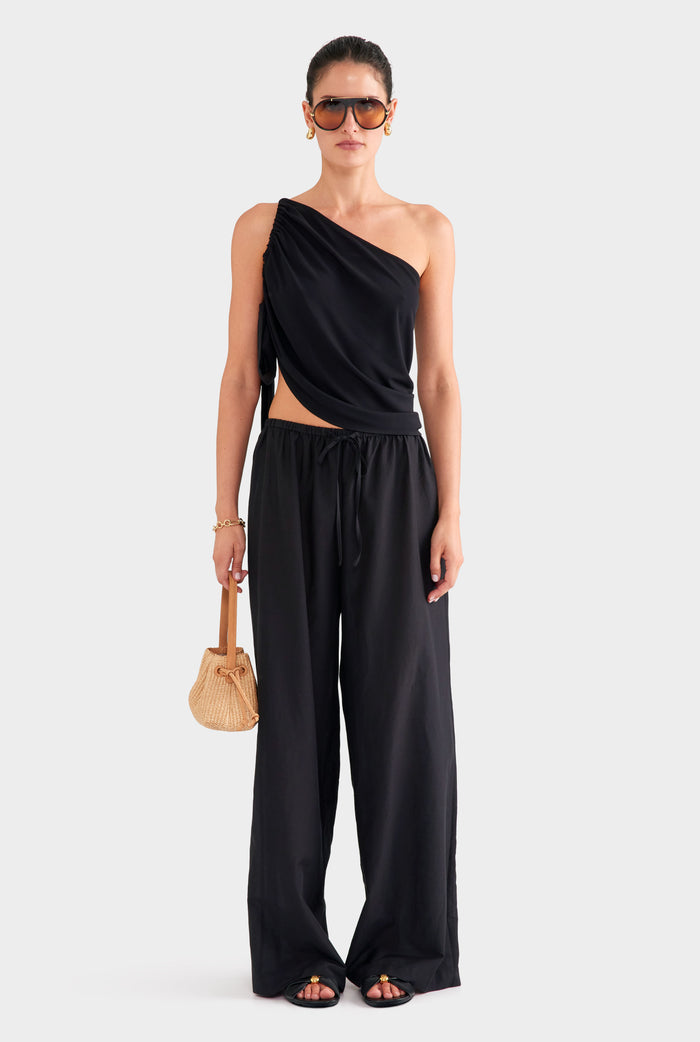 Convertible Drape Top - Black