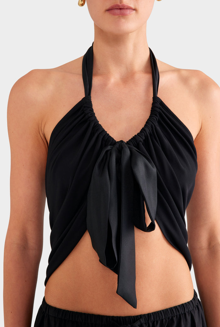 Convertible Drape Top - Black