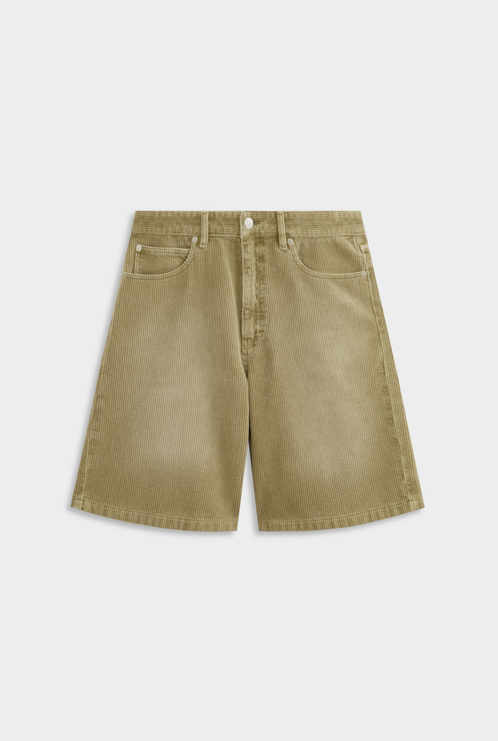 Corduroy Short - Washed Beige