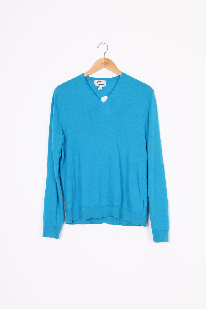 Cos Mens Blue Jumper Size M